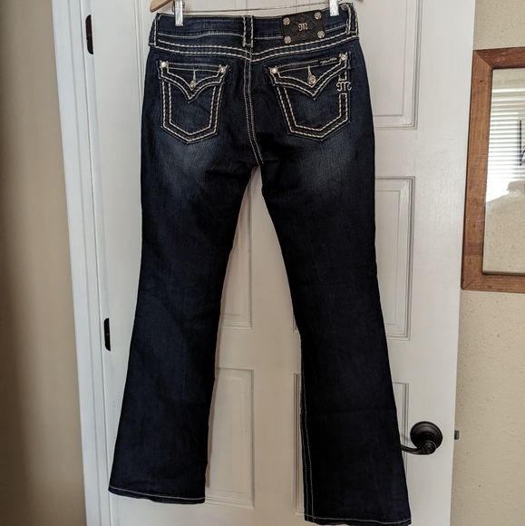 Miss Me Dark wash Bootcut jeans, size 30 like new! - Picture 2 of 7
